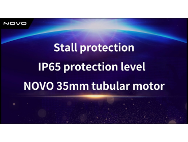 Stall protection  IP65 protection level NOVO 35mm tubular motor
