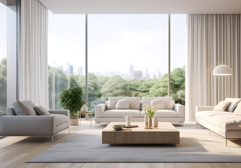 Product Application: Living Room curtains