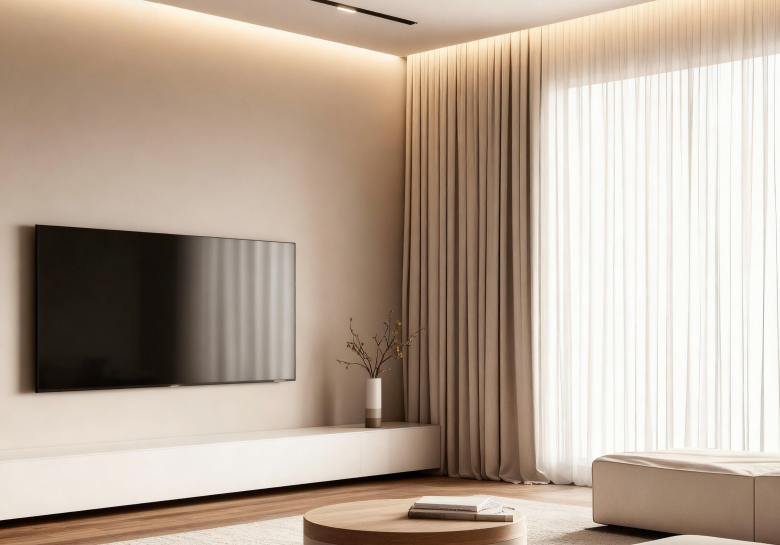 Product Application: Living room curtains