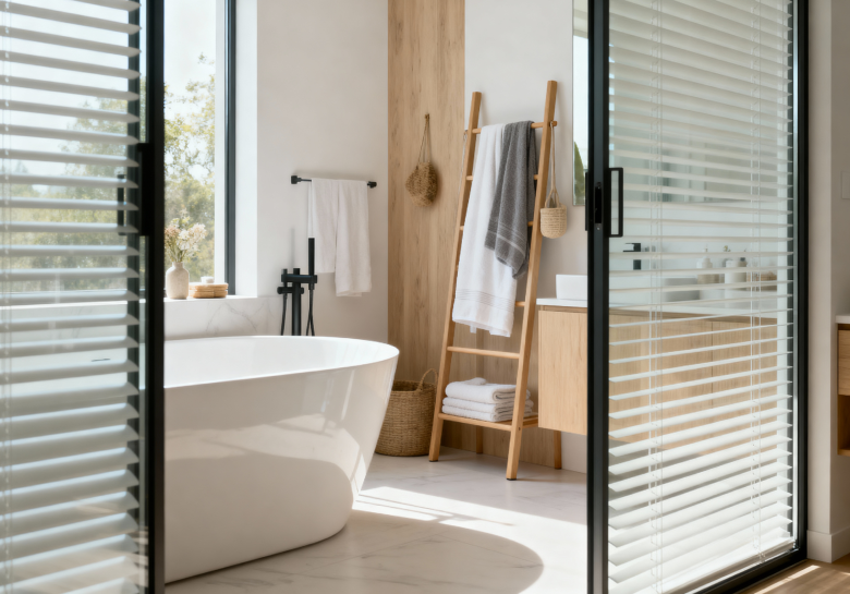 Product Application: Bathroom curtains