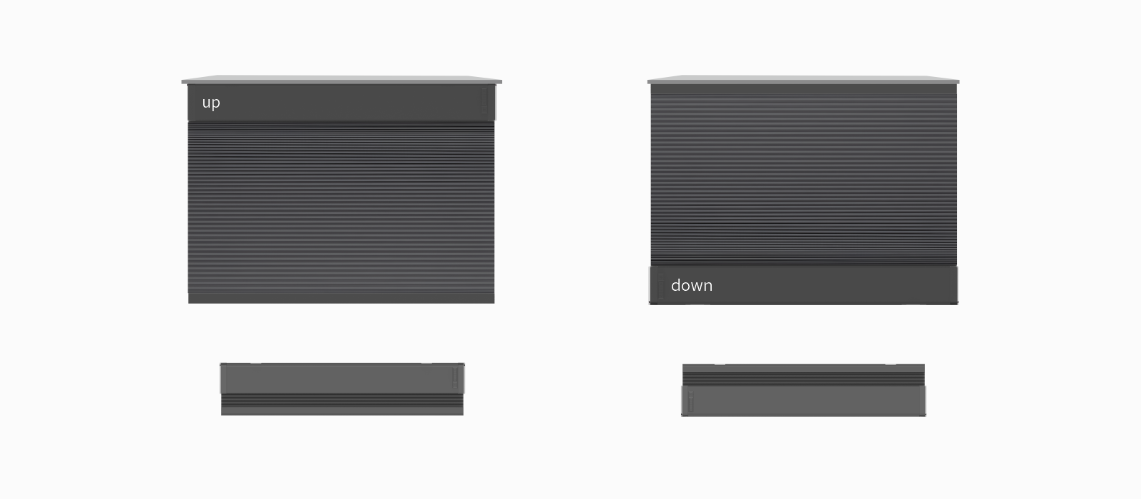 Can Be Installed Up Or Down As You Like