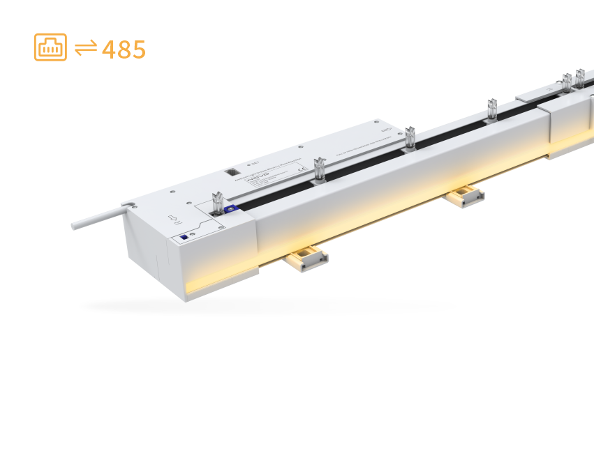 Q2 LED Right Vertical Blinds Motor System-485