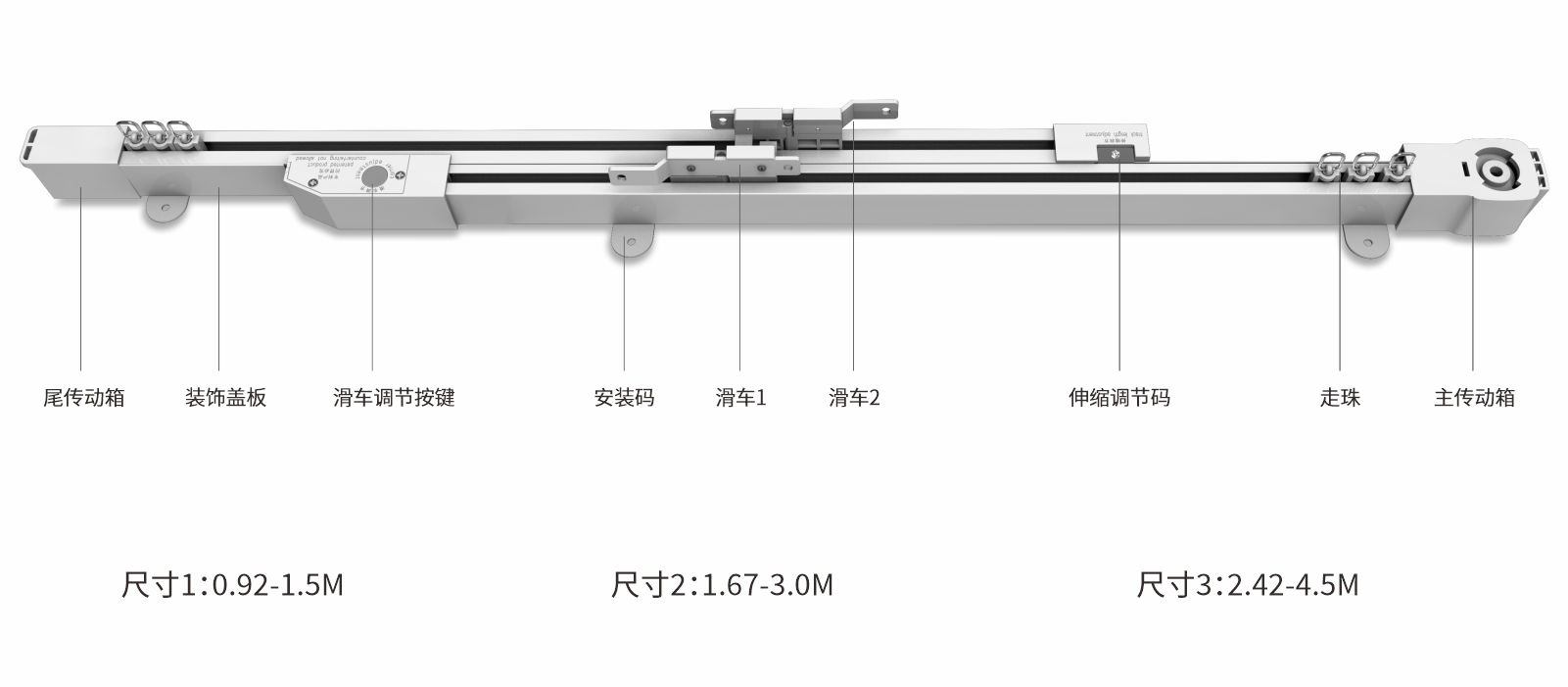 C10智能开合帘结构图